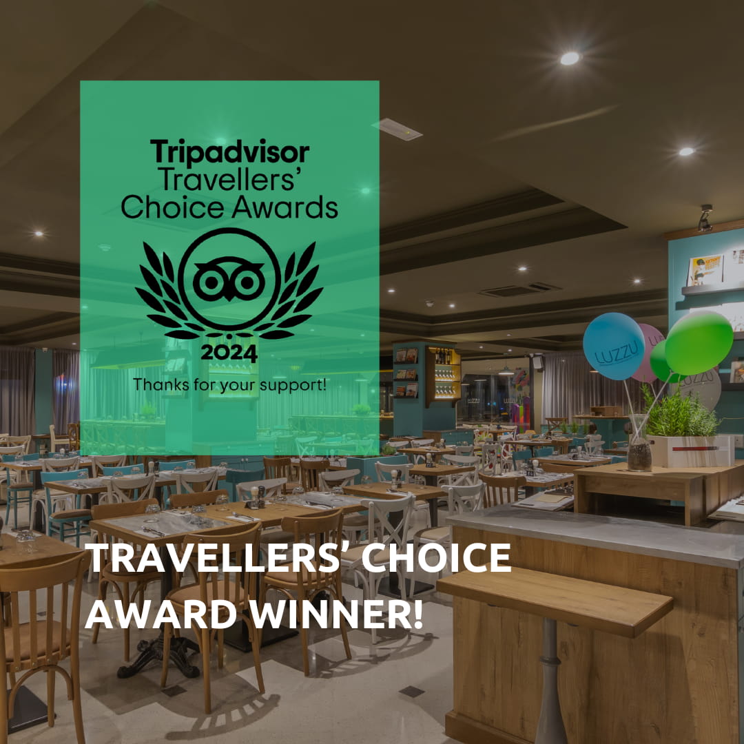 Luzzu Restaurant in Qawra Malta wins Travellers' Choice Awards